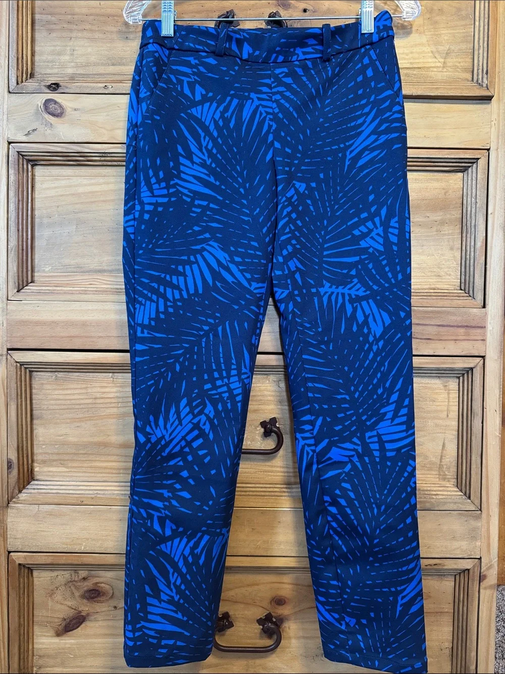 Polo Ralph Lauren Blue Palm-Print Golf Pants